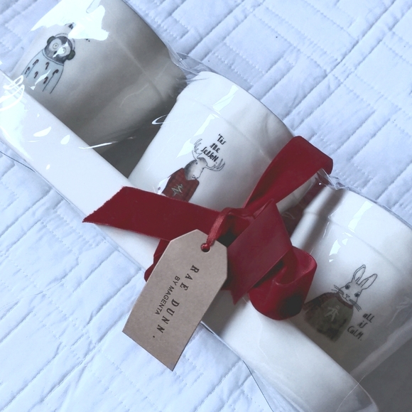 Holiday Rae Dunn Planters with Tray